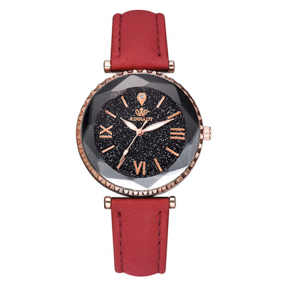 Star watch high quality PU leather trend quartz watch Korean version of the new fashion Roman digital watch
Star watch high quality PU leather trend quartz watch Korean version of the new fashion Roman digital watch
