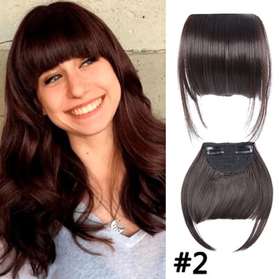 Gobestart Female Air Bangs Hairpin Double Temples Chemical Fiber Bangs