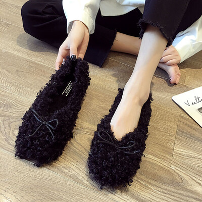 Flat-bottom single-shoe womens autumn Korean ulzzang round-round light-mouth wool-wool bow-like fairy shoes
Flat-bottom single-shoe womens autumn Korean ulzzang round-round light-mouth wool-wool bow-like fairy shoes