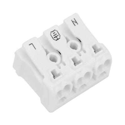 Greensen 5PCS Wire Wiring Connector Cable Terminal Block Luster Terminal Light Clamp 3-pin