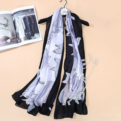 2018 spring&summer new cute cat simulation silk lady Korean version of the scarf foreign trade sunscreen shawl SK043
2018 spring&summer new cute cat simulation silk lady Korean version of the scarf foreign trade sunscreen shawl SK043