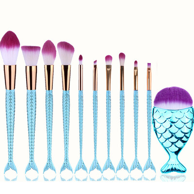 〖Follure〗11Pcs Mermaid Beauty Cosmetic Makeup Brush Tool Set Foundation Eyeshadow Brushes
〖Follure〗11Pcs Mermaid Beauty Cosmetic Makeup Brush Tool Set Foundation Eyeshadow Brushes