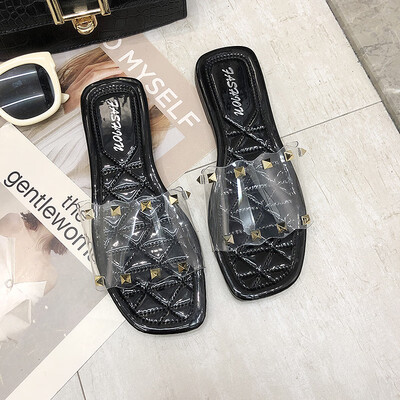 Summer Slippers Female Fashion Slippers Transparent Korean Flat Bottom Outside Sandals Seaside Holiday Beach Shoes
Summer Slippers Female Fashion Slippers Transparent Korean Flat Bottom Outside Sandals Seaside Holiday Beach Shoes