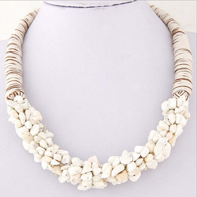 Elegant Pure Manual Bohemian Amorous Feelings Joker Resin Prepared Meters Short Temperament of Bead Necklace