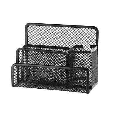 Metal Mesh Desk Mail File Organizer Practical Letter Sorter Document Filing Storage with Pen Pencil Holder for Home Office Desktop
Metal Mesh Desk Mail File Organizer Practical Letter Sorter Document Filing Storage with Pen Pencil Holder for Home Office Desktop