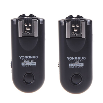 Yongnuo RF-603N II Wireless Remote Flash Trigger N1 for Nikon D800 D700 D300 D200 D3
Yongnuo RF-603N II Wireless Remote Flash Trigger N1 for Nikon D800 D700 D300 D200 D3