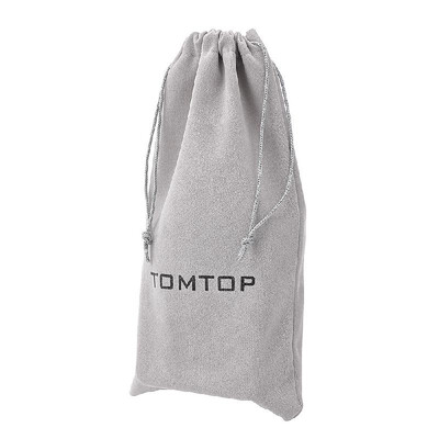 TOMTOP Storage Bag Small Carrying Bag Drawstring Flocked Protection Pouch Grey 135235CM
TOMTOP Storage Bag Small Carrying Bag Drawstring Flocked Protection Pouch Grey 135235CM