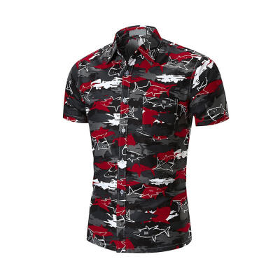 Fashion Summer Shark Pattern Print Mens Short Sleeve Shirt Casual Printed Male Beach Shirt
Fashion Summer Shark Pattern Print Mens Short Sleeve Shirt Casual Printed Male Beach Shirt