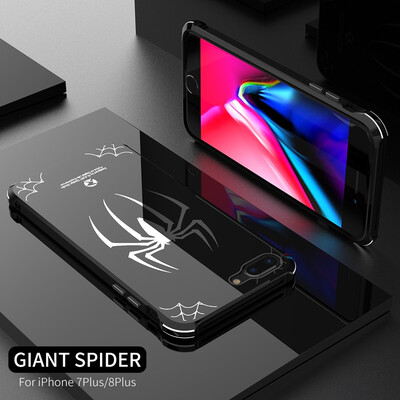 Original Brand R-JUST Case For iPhone 7 8 Plus Luxury Spider Aluminum Metal Bumper Mirror Acrylic Back Cover Case For iPhone X
Original Brand R-JUST Case For iPhone 7 8 Plus Luxury Spider Aluminum Metal Bumper Mirror Acrylic Back Cover Case For iPhone X