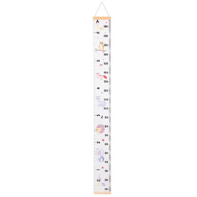Growth Height Chart Canvas&Wood Frame Cute Cartoon Animals Handing Removable Wall Ruler for Baby Kids Children Room Wall Decor
Growth Height Chart Canvas&Wood Frame Cute Cartoon Animals Handing Removable Wall Ruler for Baby Kids Children Room Wall Decor