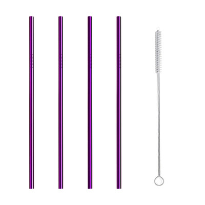 Toponeto 4 Straight Reusable Drinking Straws Metal Stainless Steel Eco-Friendly 105in
Toponeto 4 Straight Reusable Drinking Straws Metal Stainless Steel Eco-Friendly 105in