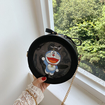Qiao Bani 2019 new Korean chic fashion transparent jingle cat small round bag shoulder diagonal trend handbags
Qiao Bani 2019 new Korean chic fashion transparent jingle cat small round bag shoulder diagonal trend handbags