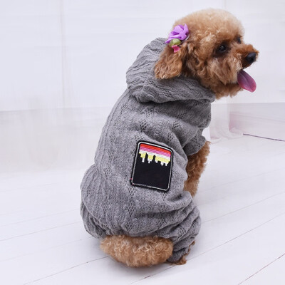Pet Autumn Winter Thickening Warm 4 Legged Wool Yarn Hoodie Small Medium Fashion Hooded Coat Jacket Winter jumpsuit For Dogs
Pet Autumn Winter Thickening Warm 4 Legged Wool Yarn Hoodie Small Medium Fashion Hooded Coat Jacket Winter jumpsuit For Dogs