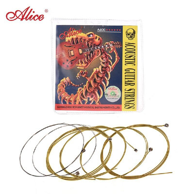 Alice A406 Series Acoustic Folk Guitar Strings Set Stainless Steel Wire Steel Core Coated Copper Alloy Wound 6pcs Set Super Lig
Alice A406 Series Acoustic Folk Guitar Strings Set Stainless Steel Wire Steel Core Coated Copper Alloy Wound 6pcs Set Super Lig