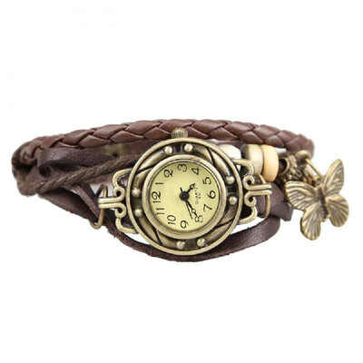 Vintage Wristwatch Butterfly Pendant PU Leather Watch Women Ladies Dress Quartz Wrist Watches Relojes Mujer Jewelry Bracelet
Vintage Wristwatch Butterfly Pendant PU Leather Watch Women Ladies Dress Quartz Wrist Watches Relojes Mujer Jewelry Bracelet