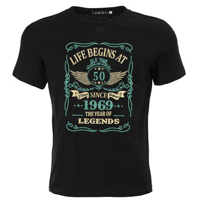 Summer Life Begins At 50 60 Mens T-Shirt BORN In 1969 Year of Legends 50th Birthday Gift hip hop Tee shirt -2XL
Summer Life Begins At 50 60 Mens T-Shirt BORN In 1969 Year of Legends 50th Birthday Gift hip hop Tee shirt -2XL