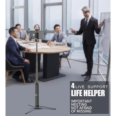 Telescopic Bluetooth Selfie Stick Tripod Stand Multi-Function Mobile Phone Bracket for Live Broadcast
Telescopic Bluetooth Selfie Stick Tripod Stand Multi-Function Mobile Phone Bracket for Live Broadcast