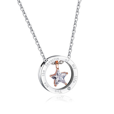 2019 Star with Circle Combination Necklace Letter Round Style Cubic Zirconia Couple Necklace For Men Women Jewelry GiftS
2019 Star with Circle Combination Necklace Letter Round Style Cubic Zirconia Couple Necklace For Men Women Jewelry GiftS