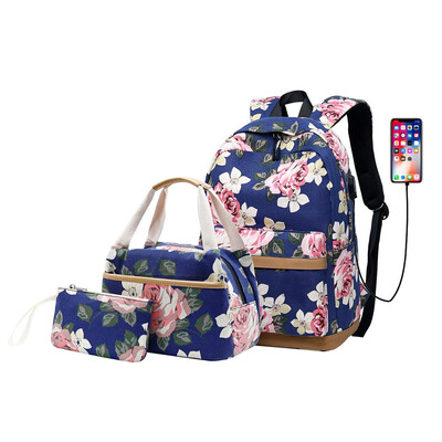 Tailored Girls Floral School Backpack Cute Daypack Bookbag Lunch Bag Purse 3 Piece Set
Tailored Girls Floral School Backpack Cute Daypack Bookbag Lunch Bag Purse 3 Piece Set