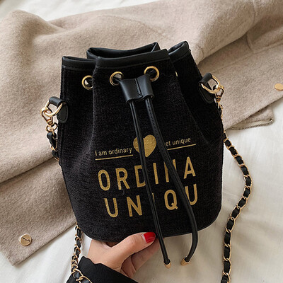 Fall linen bag 2019 popular new Korean Joker Messenger bag chain bag fashion bucket bag
Fall linen bag 2019 popular new Korean Joker Messenger bag chain bag fashion bucket bag