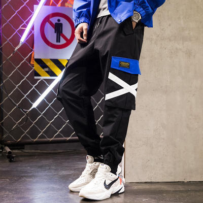2019 Autumn New Men Streetwear Hip Hop Side Big Pockets Pants Loose Harem Casual Pants Harajuku Mens Cargo Pants Joggers Trouse
2019 Autumn New Men Streetwear Hip Hop Side Big Pockets Pants Loose Harem Casual Pants Harajuku Mens Cargo Pants Joggers Trouse