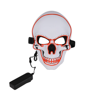 Halloween EL Wire Light Up Mask Scary Skull Shaped Mask For Adult Halloween Party Cosplay Costume Supplies
Halloween EL Wire Light Up Mask Scary Skull Shaped Mask For Adult Halloween Party Cosplay Costume Supplies