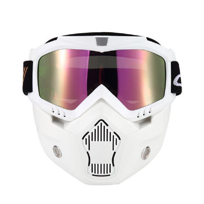 Mortorcycle Mask Detachable Goggles&Mouth Filter for Open Face Helmet Motocross Ski Snowboard
Mortorcycle Mask Detachable Goggles&Mouth Filter for Open Face Helmet Motocross Ski Snowboard
