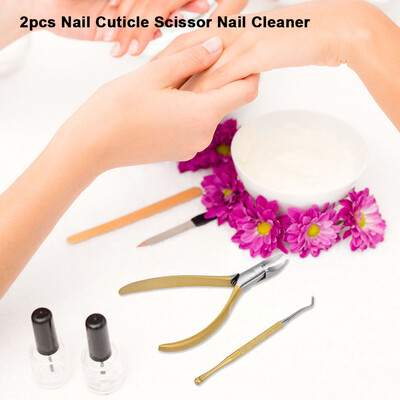 Beauty 2pcs Nail Cuticle Scissor Nail Cleaner Toe Nail Clippers Trimmer Cutters Professional Paronychia Nippers Nail Grooming Kit
Beauty 2pcs Nail Cuticle Scissor Nail Cleaner Toe Nail Clippers Trimmer Cutters Professional Paronychia Nippers Nail Grooming Kit