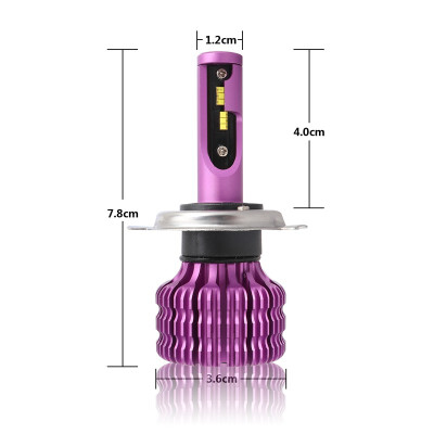 H4 X9 2Pcs Car LED Light Bulb 6000K 16W16W 1800LM 12V 24V Head Light Fog Light Light Red Purple
H4 X9 2Pcs Car LED Light Bulb 6000K 16W16W 1800LM 12V 24V Head Light Fog Light Light Red Purple