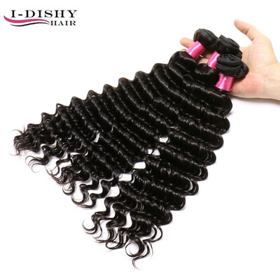 i-Dishy Hair Brazilian Virgin Hair Deep Wave 3 Bundles 8A Grade 100 Unprocessed Human Hair Weave Natural Black
i-Dishy Hair Brazilian Virgin Hair Deep Wave 3 Bundles 8A Grade 100 Unprocessed Human Hair Weave Natural Black