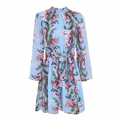 2018 Backless lace up summer dress women Flare sleeve floral print chiffon dress Beach casual short dress robe femme
2018 Backless lace up summer dress women Flare sleeve floral print chiffon dress Beach casual short dress robe femme