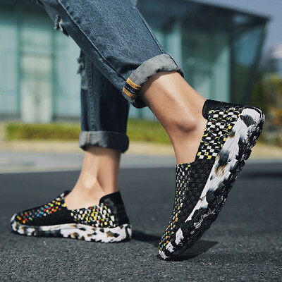 2019 summer new rubber band Korean fashion mens half slippers tide drag hole woven shoes mens sandals beach shoes
2019 summer new rubber band Korean fashion mens half slippers tide drag hole woven shoes mens sandals beach shoes