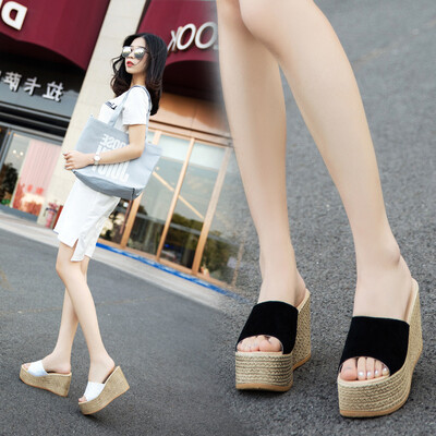 Korean womens slippers waterproof platform wedge with sandals thick bottom high-heeled muffin bot
Korean womens slippers waterproof platform wedge with sandals thick bottom high-heeled muffin bot