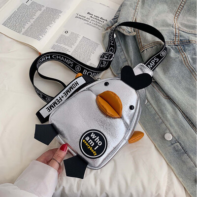 Japanese&Korean soft sister cute cartoon duckling breast bag female oblique satchel student girl 100 personality bag
Japanese&Korean soft sister cute cartoon duckling breast bag female oblique satchel student girl 100 personality bag