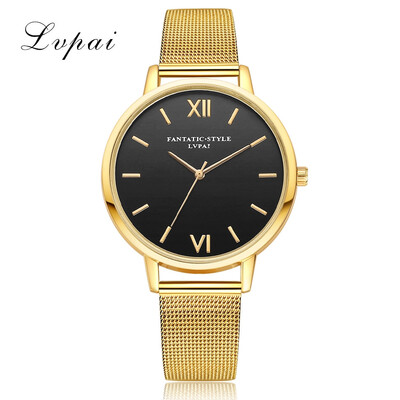 Fashion Womens Watches Gold Thin Dial Quartz Mesh Alloy Steel Casual Wristwatch Ladies Clock Top Brand Lvpai Reloj Mujer
Fashion Womens Watches Gold Thin Dial Quartz Mesh Alloy Steel Casual Wristwatch Ladies Clock Top Brand Lvpai Reloj Mujer