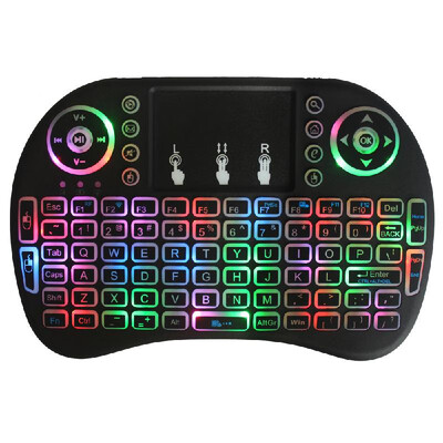 Colorful Backlit 24GHz Wireless Keyboard Touchpad Mouse Handheld Remote Control Backlight for Android TV BOX PC Smart TV
Colorful Backlit 24GHz Wireless Keyboard Touchpad Mouse Handheld Remote Control Backlight for Android TV BOX PC Smart TV