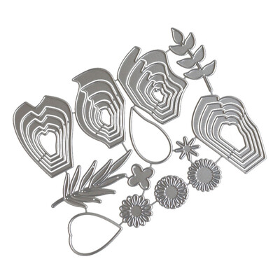Siaonvr New Flower Heart Metal Cutting Dies Stencils DIY Scrapbooking Album Paper Card
Siaonvr New Flower Heart Metal Cutting Dies Stencils DIY Scrapbooking Album Paper Card