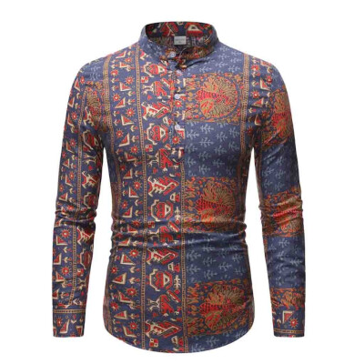 Tailored Mens Ethnic Long Sleeve Casual Cotton Linen Printing Hawaiian Shirt Blouse
Tailored Mens Ethnic Long Sleeve Casual Cotton Linen Printing Hawaiian Shirt Blouse