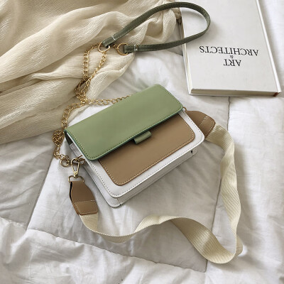 Simple versatile chain shoulder bag 2019 new temperament contrast color bag female fashion casual shoulder strap Messenger bag
Simple versatile chain shoulder bag 2019 new temperament contrast color bag female fashion casual shoulder strap Messenger bag