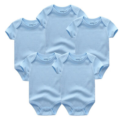 5Pcslot Babywear Unisex Baby Girls Clothes Bodysuits Short Sleeve Solid Baby Boys Clothes Rompers Cotton For Babies Newborn 0-12M 
5Pcslot Babywear Unisex Baby Girls Clothes Bodysuits Short Sleeve Solid Baby Boys Clothes Rompers Cotton For Babies Newborn 0-12M