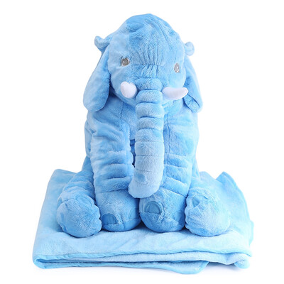 Stuffed Lovely Simulation Giant Elephant Plush Doll Toy Pillow with Blanket Birthday Christmas Present
Stuffed Lovely Simulation Giant Elephant Plush Doll Toy Pillow with Blanket Birthday Christmas Present