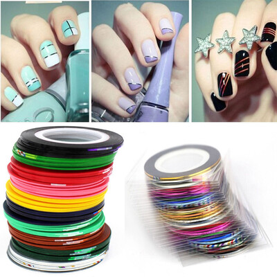 Toponeto 43Pcs Mixed Colors Rolls Striping Tape Line DIY Nail Art Tips Decoration Sticker
Toponeto 43Pcs Mixed Colors Rolls Striping Tape Line DIY Nail Art Tips Decoration Sticker