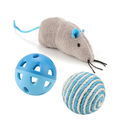 Greensen 3pcs Mouse Doll Sisal Ball Bell Pet Cat Scratcher Scratching Toys Set Stress Reliever
Greensen 3pcs Mouse Doll Sisal Ball Bell Pet Cat Scratcher Scratching Toys Set Stress Reliever