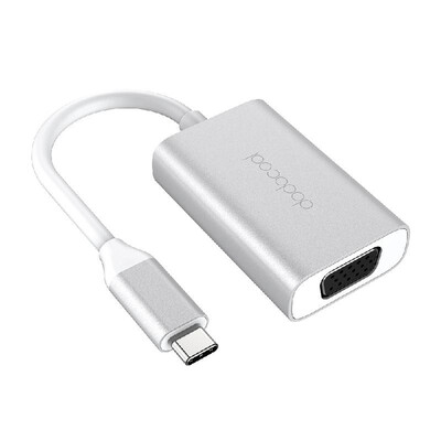 dodocool Aluminum Alloy USB-C to VGA Adapter USB Type-C Converter for MacBook MacBook Pro 2017 iMac Samsung Galaxy Note 8
dodocool Aluminum Alloy USB-C to VGA Adapter USB Type-C Converter for MacBook MacBook Pro 2017 iMac Samsung Galaxy Note 8