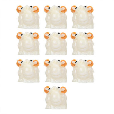 Greensen 10Pcs Small White Sheep Moss Micro Landscape Ornaments For Decoration Cute DIY Craft
Greensen 10Pcs Small White Sheep Moss Micro Landscape Ornaments For Decoration Cute DIY Craft
