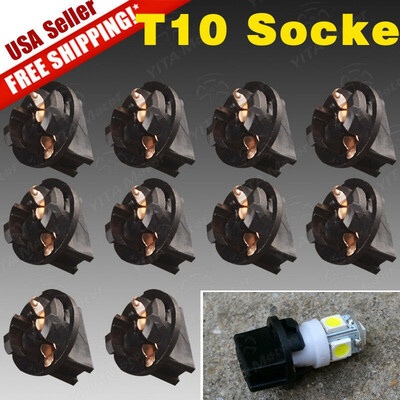 10 PCS Twist Lock T10 168 194 Wedge instrument Panel Dash Light Bulb Base Socket
10 PCS Twist Lock T10 168 194 Wedge instrument Panel Dash Light Bulb Base Socket