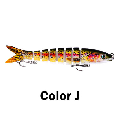 1328cm 19g Fishing Lure Hard Bait 8 Segments Swimbait Crankbait Artificial Fishing Lure Bait with Treble Hooks
1328cm 19g Fishing Lure Hard Bait 8 Segments Swimbait Crankbait Artificial Fishing Lure Bait with Treble Hooks