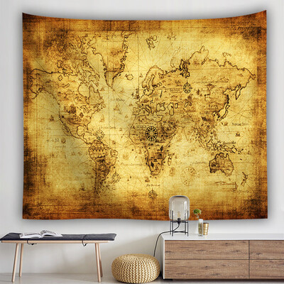 Toponeto Vintage World Map Wall Tapestries Hanging Hippie Tapestry Bedspread Yoga Mat New
Toponeto Vintage World Map Wall Tapestries Hanging Hippie Tapestry Bedspread Yoga Mat New
