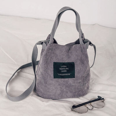 2019 Brand Designer Handbags Fashion Corduroy Shoulder Bags Soft Letter Print Reusable Shopping Bags Top Quality Travel Bags
2019 Brand Designer Handbags Fashion Corduroy Shoulder Bags Soft Letter Print Reusable Shopping Bags Top Quality Travel Bags