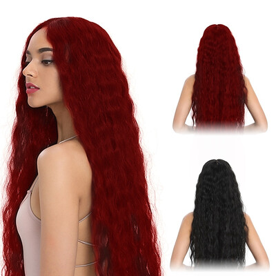 Full 2362" Women Curly Wavy Long Hair Wig Black Wine Red Wig Lace Front Wig
Full 2362" Women Curly Wavy Long Hair Wig Black Wine Red Wig Lace Front Wig